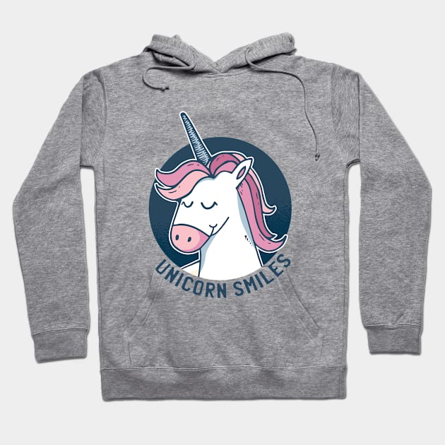 Unicorn smiles Hoodie by LR_Collections